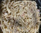 Foto langkah ke 7 dari resep Fettucini carbonara.