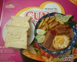 Hình bước làm 8 của món Làm bánh mì chảo đơn giản 🍞🍞🍞