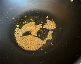 A picture of step 6 of Garlic Noodles with Shrimp.