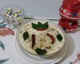 A picture of step 7 of Lauki ka raita.