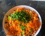 A picture of step 3 of Moroccan Carrot and Chickpea Salad.