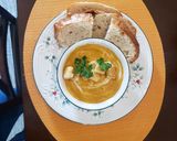 A picture of step 5 of Roasted pumpkin soup.