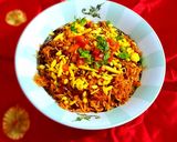 A picture of step 13 of Spicy Egg Noodles Bhel.