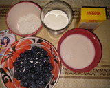 Foto del paso 1 de la receta: Panna cotta de coco con coulis de blueberry