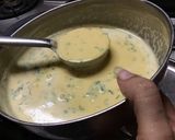 A picture of step 1 of Besan Chilla.