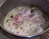 Foto del paso 10 de la receta Crema de alcachofas y calabacín con nata