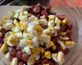 Foto del paso 8 de la receta: Ensalada de alubias con salchichas y bacon
