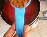 A picture of step 4 of Semo with dried Okro.