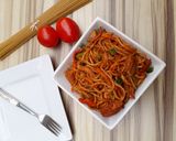 A picture of step 6 of Jollof Spaghetti.