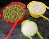 A picture of step 1 of Green Moong dal-Idli & Uttapam.
