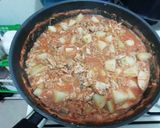 A picture of step 4 of Carnitas in Red Sauce.