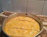 Foto del paso 13 de la receta: Tarta de jamón y queso con papas fritas, huevos