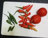 Foto langkah ke 1 dari resep SAMBAL DADAK / Sambal MENTAH / sambal segar.