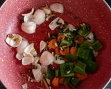 A picture of step 2 of Chili Paneer With vegetables.