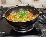 A picture of step 4 of Vegetable Soup.