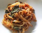 A picture of step 3 of Pad See Ew with Fresh Noodles.