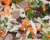 Foto langkah ke 4 dari resep Tumis Kembang Tahu Teri.