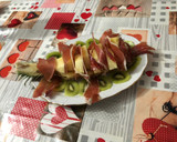Foto del paso 3 de la receta: Piña con jamón y kiwi