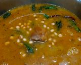 A picture of step 2 of Daal Dhokli.