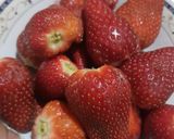 Foto langkah ke 1 dari resep Selai Strawberry Homemade.