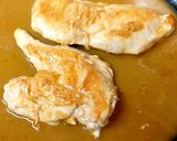 A picture of step 4 of Orange Ginger Chicken 😍.