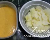A picture of step 1 of Hyderabadi Aloo Bhajiye with Chat Masala.