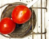 A picture of step 1 of Mirza ghademi(an iranian food/).