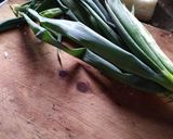 Foto del paso 1 de la receta: Tortilla de cebolla verdeo como yo la hago.. Fácil y simple 3 ingred