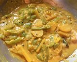 A picture of step 7 of Ridge Gourd in Poppy Seeds paste.