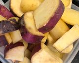 Foto do passo 1 de Sobrecoxas assadas com batata doce