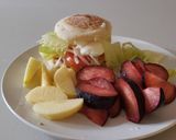 英式瑪芬三文治（English Muffin Sandwich）【10分鐘】【早餐】【台美式】【簡餐】的食譜步驟6照片