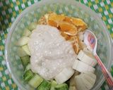 Hình bước làm 3 của món Salad hoa quả,sữa,yến mạch