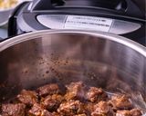 A picture of step 4 of Instant Pot Beef Mechado.