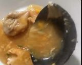 A picture of step 6 of Wonton corn soup.