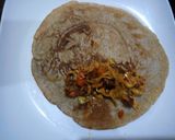 A picture of step 4 of Wheat Flour Stuffed Pancake.