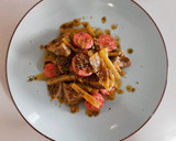 Foto del paso 4 de la receta: Chorizo criollo con borrajas y alcachofas con chimichurri