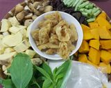 Hình bước làm 1 của món Canh kiểm chay
