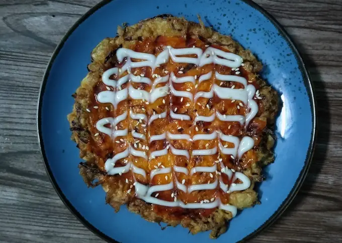 Langkah-langkah untuk membuat Resep Okonomiyaki rumahan
