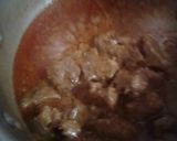 A picture of step 4 of Katakut mutton masala.