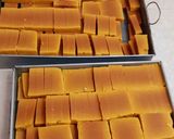 நெய் மைசூர் பாகு(ghee mysorepak recipe in tamil) ரெசிபி ஸ்டேப் 10 புகைப்படம்