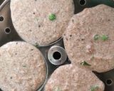 A picture of step 2 of Vegetable Ragi Idli.