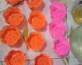 Foto langkah ke 1 dari resep Bolu Kukus Lapis Taro.