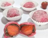 Foto langkah ke 9 dari resep Ichigo daifuku mochi.