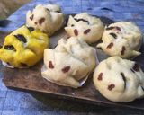 Foto langkah ke 10 dari resep Bakpao / pao landak lembut isi cokelat,keju,greentea.