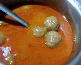 A picture of step 8 of Beef Kofta Curry.