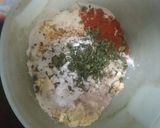 A picture of step 1 of Crispy masala peanuts.