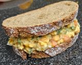 A picture of step 7 of Chickpea and Tomato Sandwich with Oregano (Vegan Sandwich).