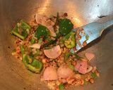 A picture of step 6 of Dry Soya Chilli.