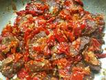 Dendeng balado basah langkah memasak 6 foto