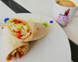 Pas rețetă Omletă în lipie cu legume 4 fotografie